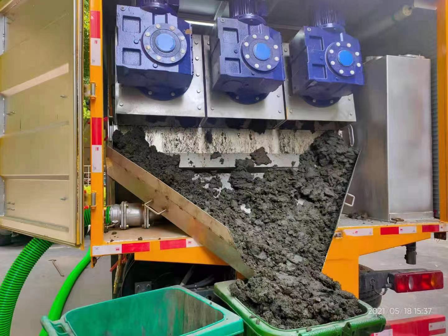 营根镇化粪池清掏城市维护站-泥浆净化干湿分离处理